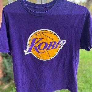 Purple Kobe Bryant Lakers Graphic T-Shirt